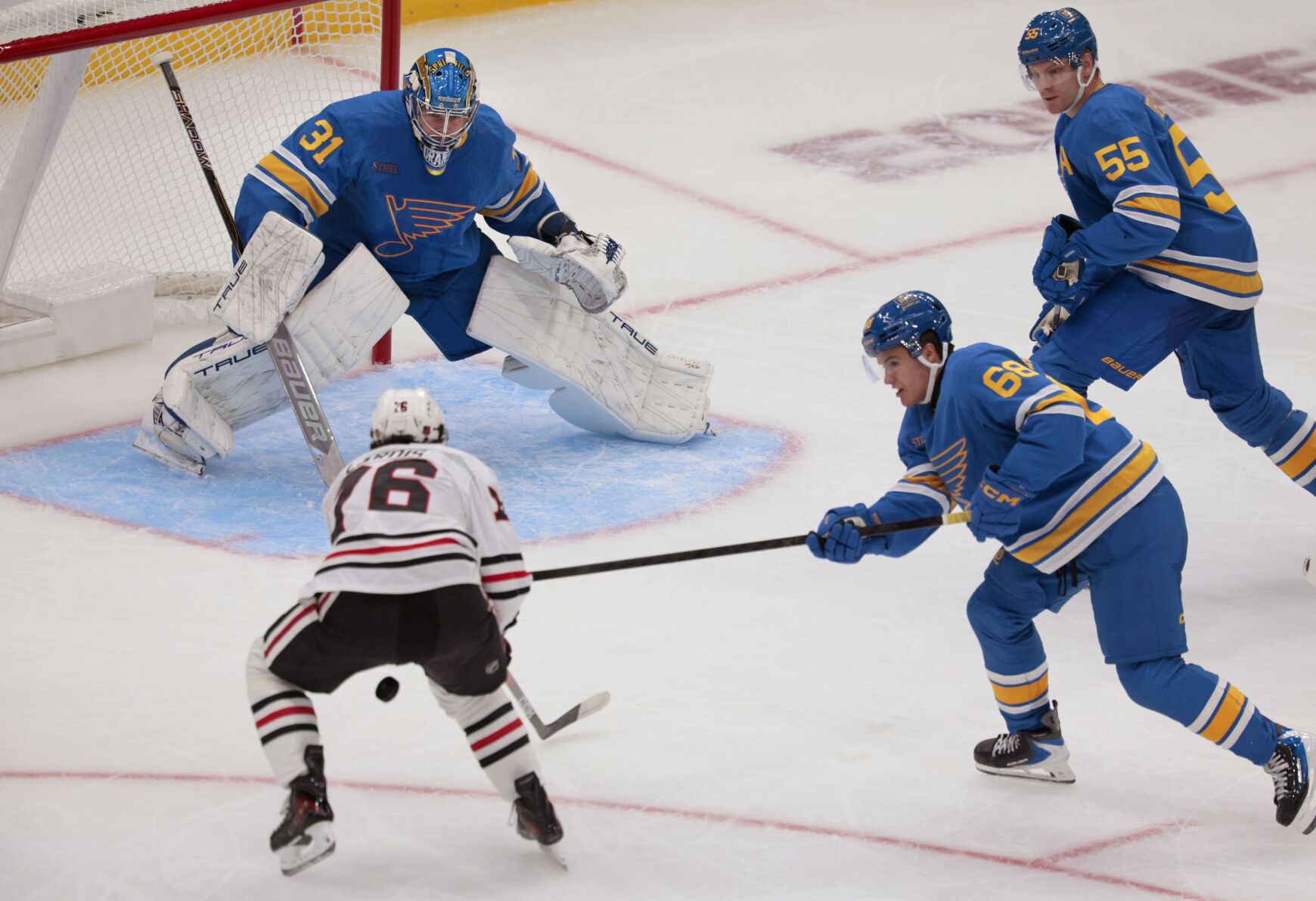 Blues host the Blackhawks in first preseason game